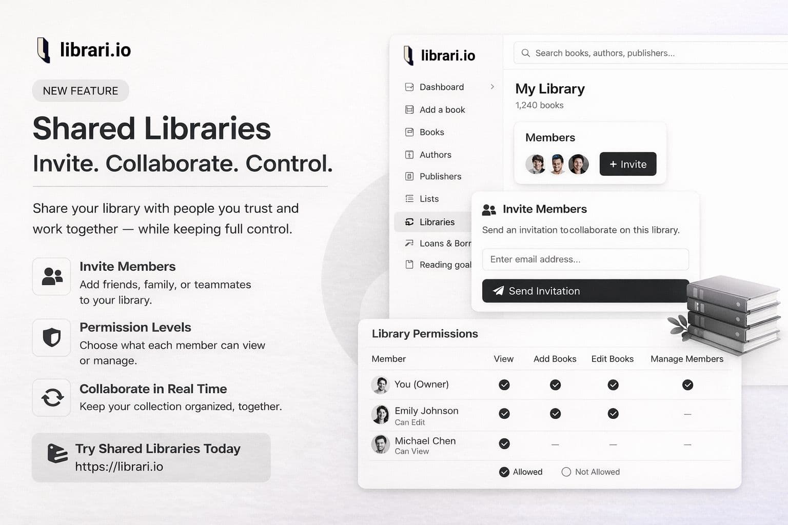 Shared Libraries: Build and Manage Your Home Library Together